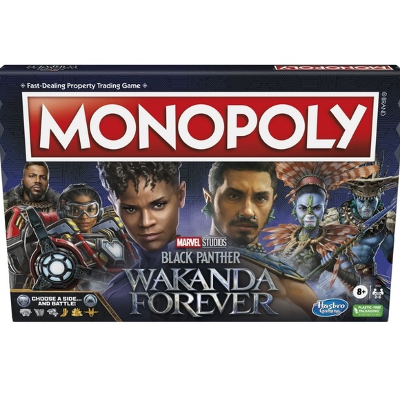 Monopoly: Marvel Studios' Black Panther: Wakanda Forever Edition Board Game - Picture 1 of 12